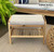Acacia Padded Bench | Natural | VTTFA0242NL