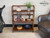 Acacia  3 Tier Folding Bookcase | Mahogany | VTTOF0135DM