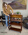 Acacia  3 Tier Folding Bookcase | Mahogany | VTTOF0135DM