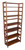 Acacia  3 Tier Folding Bookcase | Mahogany | VTTOF0135DM