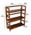Acacia  3 Tier Folding Bookcase | Mahogany | VTTOF0135DM