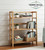 Acacia  3 Tier Folding Bookcase | Natural | VTTOF0166NL