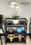 Acacia  3 Tier Folding Bookcase | Black | VTTOF0134BK