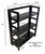 Acacia  3 Tier Folding Bookcase | Black