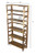Acacia  5 Tier Folding Bookcase | Natural