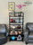 Acacia  5 Tier Folding Bookcase | Black | VTTOF0231BK
