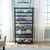 Acacia  5 Tier Folding Bookcase | Black | VTTOF0231BK
