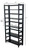 Acacia  5 Tier Folding Bookcase | Black