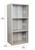 4 Tier 34"x 16" Bookcase | Driftwood