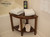 Spa Style Bamboo Corner Bench | Caramel |CAEFA0089BN