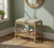 Bamboo Upholstered 19" Bench | Natural | CAEFA0323NL