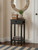 2-Tier Bamboo Plant Stand with Drawer | Black | 819827025543 | CBBFT0327BK