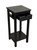 2-Tier Bamboo Plant Stand with Drawer | Black | 819827025543 | CBBFT0327BK