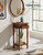 2-Tier Bamboo Plant Stand with Drawer | Mahogany | 81982702553 | CBBFT0326MG