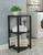3-Tier Bamboo Slatted Shelf | Black | CFXFA0325BK | 819827025529