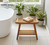 Spa Style Bamboo Blissful Bum Bum Bench | Caramel | CAEFA0280BN