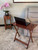 Bamboo Folding Personal Table | Mahogany | CAEFA0284MG