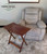 Bamboo Folding Personal Table | Mahogany | CAEFA0284MG