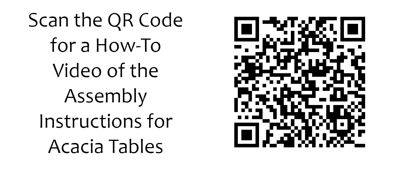 QR Code for Table Assembly Video