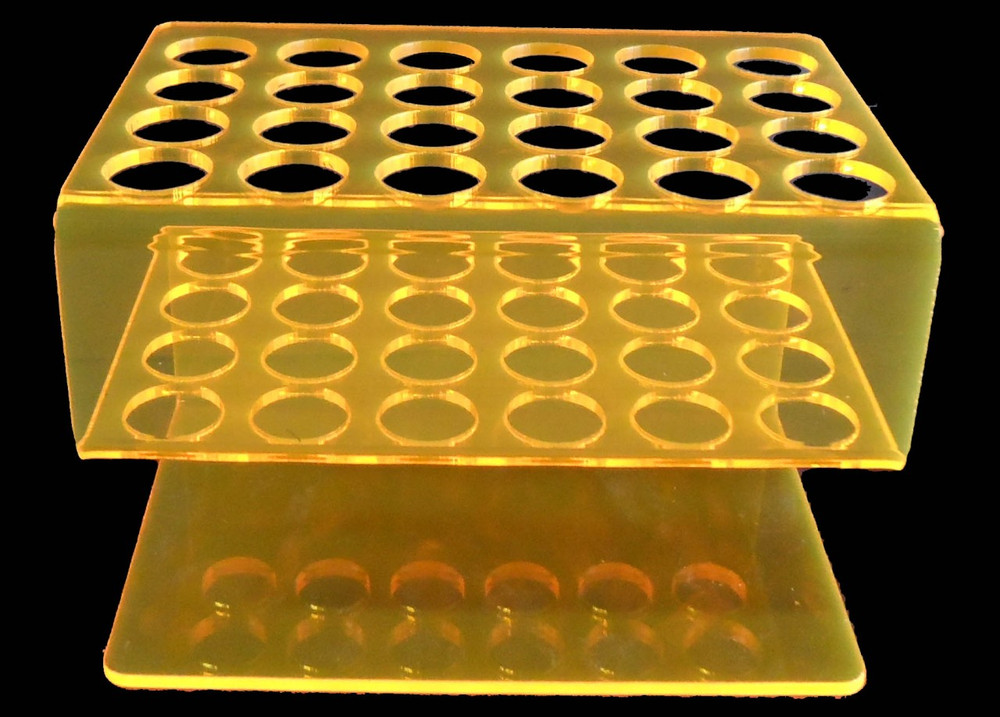 Acrylic Test Tube Rack, shooter rack,