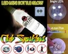 Blue LED Bottle Glorifier Lighting a Bottle