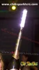 Light up bottle topper for champagne bottle service