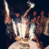 Champagne Bottle Sparklers for Nightclub Bottle Service