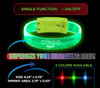 CUSTOM LED WRISTBAND XL  OPTICAL ENGRAVED 