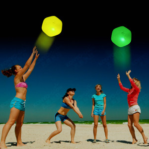 24" Glowing Beach Ball Glow in a dark beach ball