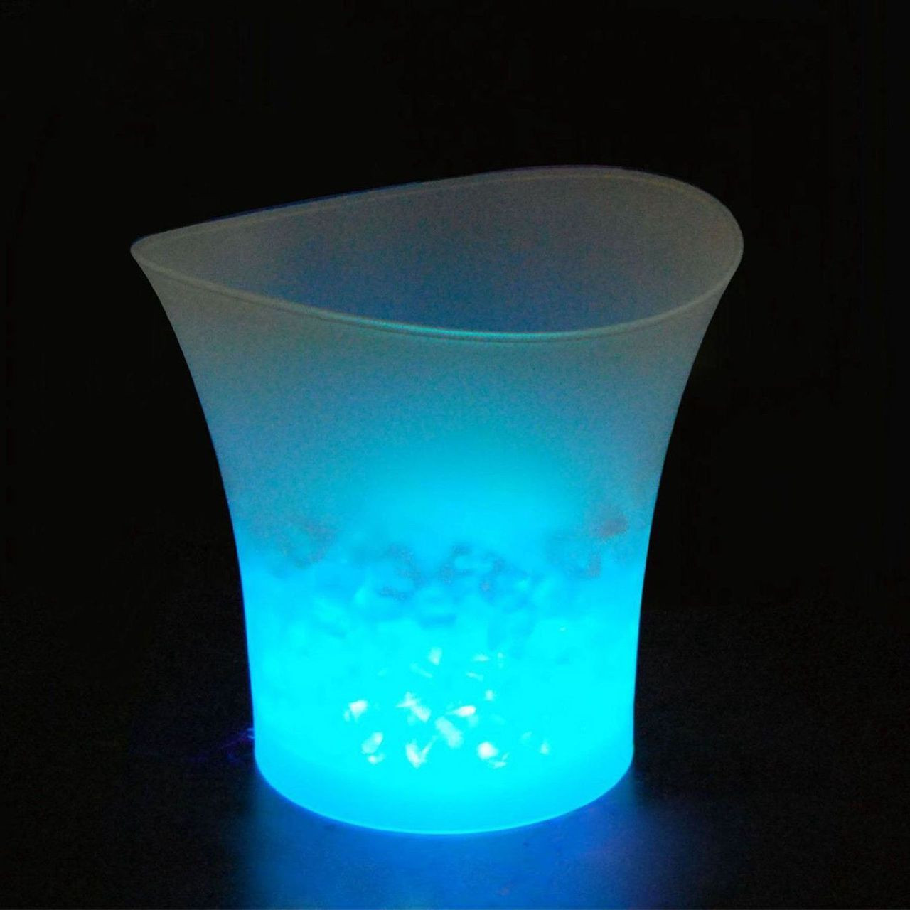 Plastic led ice bucket color changing Champagne wine beer ice bucket