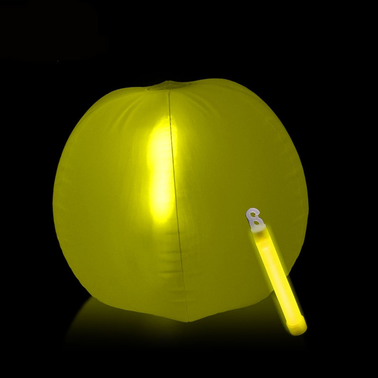 24" Glowing Beach Ball Glow in a dark beach ball