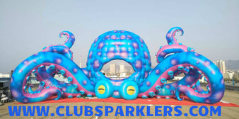 led octopus inflatable 