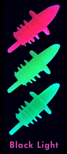 Black Light Neon Bottle Pourers for Bars and Nightclubs