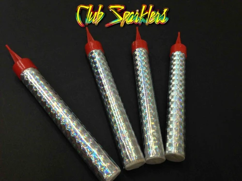 champagne bottle sparklers with free clips for bottle service