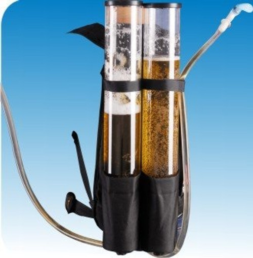 Backpack dual dispenser , beer,alcohol ,party, drinks, shots, cylinder dispenser,club, bar, games,