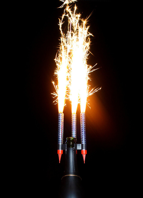 40-45 SEC 6 INCH CHAMPAGNE  BOTTLE SPARKLERS - BOTTLE SPARKLERS  40-45 SEC 6 INCH CHAMPAGNE  BOTTLE SPARKLERS - BOTTLE SPARKLERS