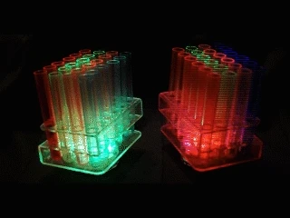 Illuminated LED Test Tube Shot Rack for Bars and Nightclubs