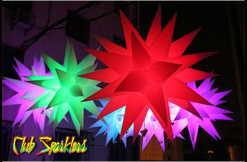 LED INFLATABLE  STAR NIGHTCLUB  DECORATION 31 spikes