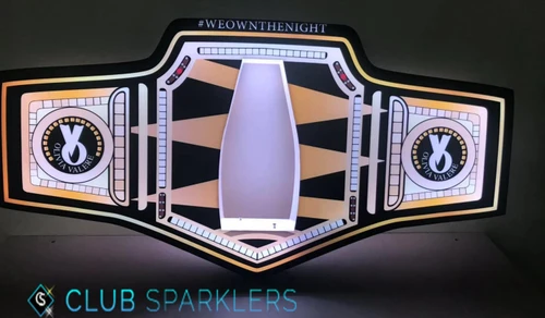 LED Champion Belt Bottle Presenter