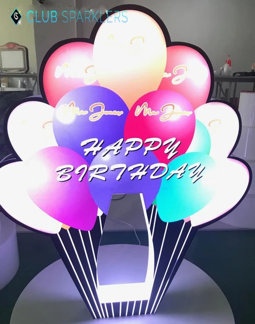 Balloon Bottle Presenter for Nightclub VIP Tables