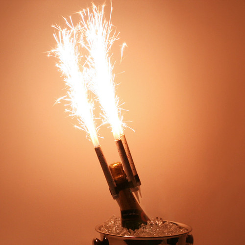 champagne bottle sparklers can be use for nightclub or in a birthday cake