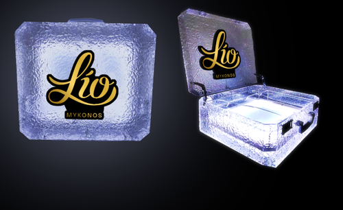 led bottle case champagne