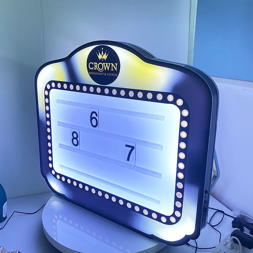 LED MARQUEE Message Letter Board - Bottle Service Personalized Presentation