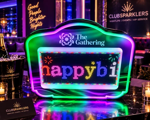 LED Digital Message Board for Nightclubs and Events