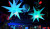 led inflatable star stage decoration