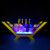LED champagne ice bucket with custom logo