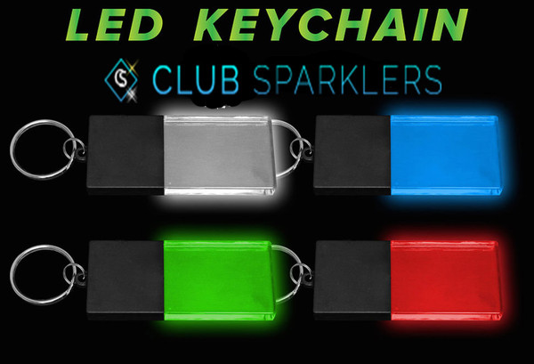 LED Light Up Optical Key-chain 