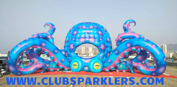 led octopus inflatable 