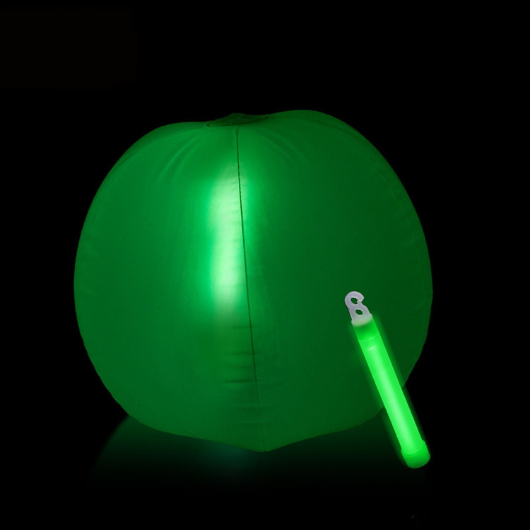 24" Glowing Beach Ball Glow in a dark beach ball
