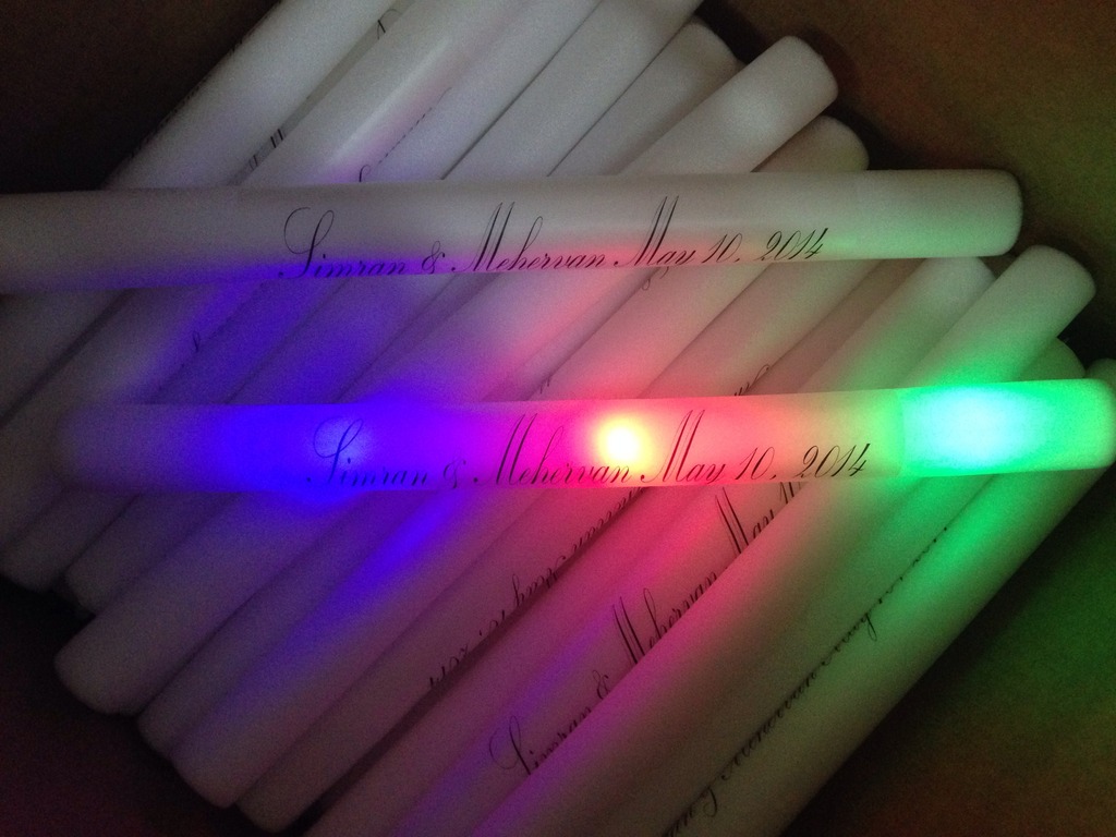 Extreme Glow Multi-color Flashing LED Foam Stick